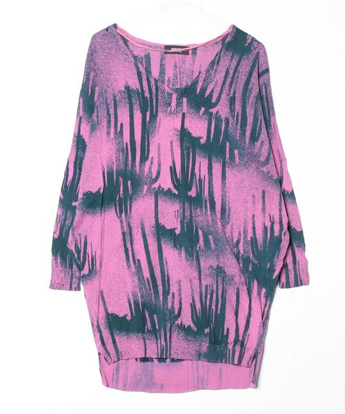 DIESEL（ディーゼル） 長袖ワンピース - ピンク レディース : ZOZOTOWN