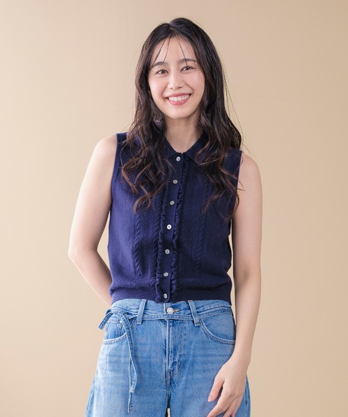 Levi's（リーバイス） ベスト ジレ スーパーソフト ミニ ラッフル