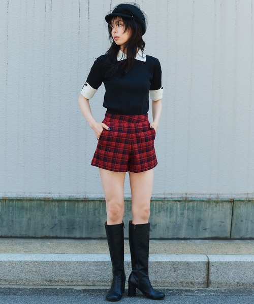 「Narcissus」 ショートパンツ FREE レッド レディース_画像2