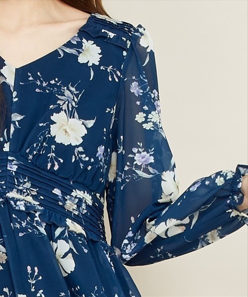 「WILLSELECTION」 長袖ワンピース MEDIUM グリーン レディース_画像5