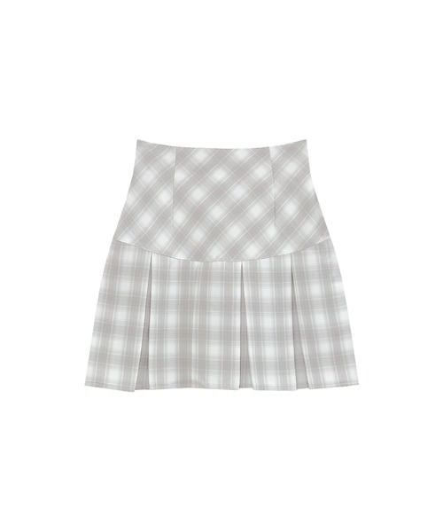 Rose Muse（ロゼミューズ） スカート Check pleats mini skirt