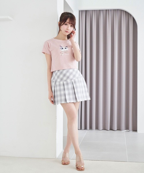 Rose Muse(ロゼミューズ) スカート Check pleats mini skirt Rose Muse(ロゼミューズ) スカート Check pleats mini skirt