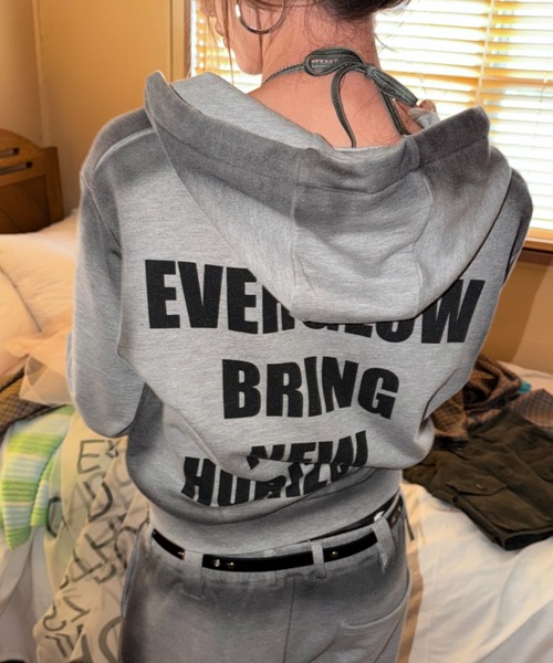 shaggie シャギー　パーカー スウェット セットアップ グリーン FREE SHAGGIE（シャギー）の「THE MOVEMENT フロントZIP裏毛スウェットBIG