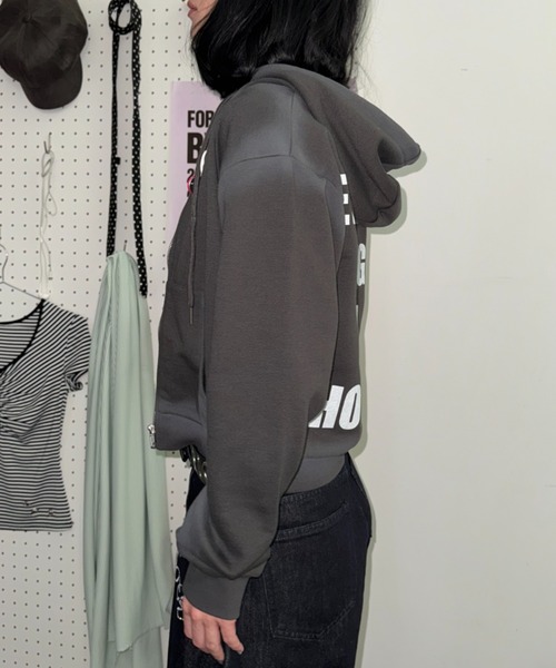 shaggie シャギー　パーカー スウェット セットアップ グリーン FREE SHAGGIE（シャギー）の「THE MOVEMENT フロントZIP裏毛スウェットBIG