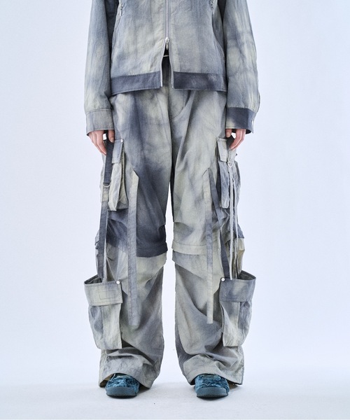 PHILTHEORY パンツ Tie-dye washer techno pants / タイダイワッシャー