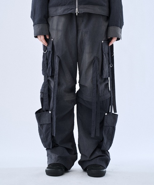 PHILTHEORY パンツ Tie-dye washer techno pants / タイダイワッシャー