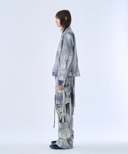 PHILTHEORY パンツ Tie-dye washer techno pants / タイダイワッシャー