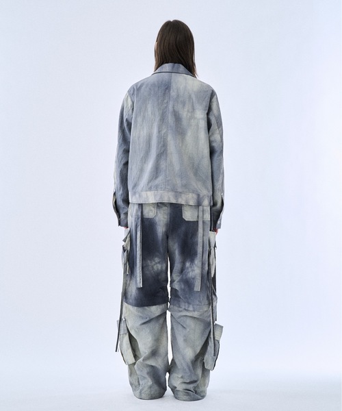 PHILTHEORY パンツ Tie-dye washer techno pants / タイダイワッシャー
