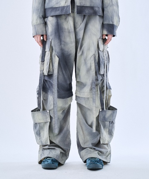 PHILTHEORY パンツ Tie-dye washer techno pants / タイダイワッシャー