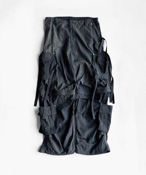 【即日匿名¨̮⃝】philtheory タイダイワッシャーテクノパンツ 1 S 白 PHILTHEORY パンツ Tie-dye washer techno pants / タイダイワッシャー