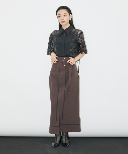 「UNITED TOKYO」 タイトスカート 2 ブラック レディース_画像8