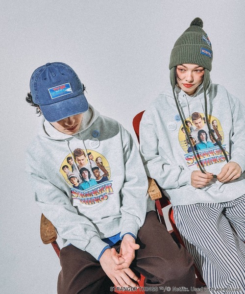 Stranger Things パーカー Lサイズ　 niko and... niko and…（ニコアンド） パーカー 「STRANGER THINGS」コラボ 缶