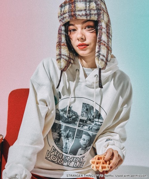niko and…（ニコアンド） パーカー 「STRANGER THINGS」コラボ 缶