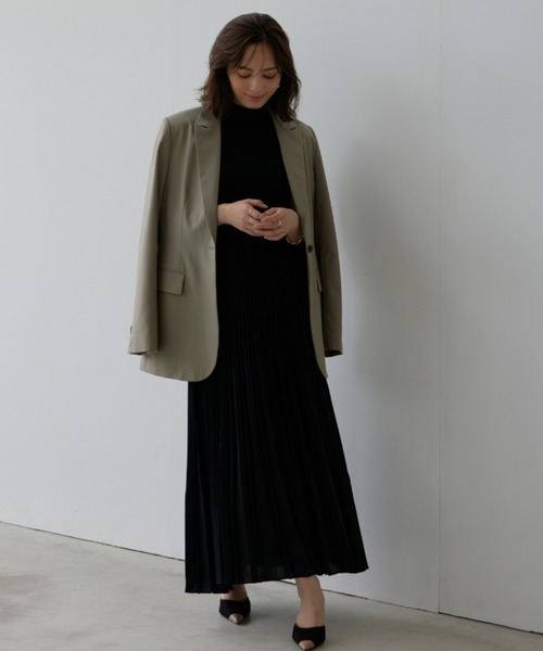 「anuans」 ドッキングワンピース MEDIUM ベージュ レディース_画像7