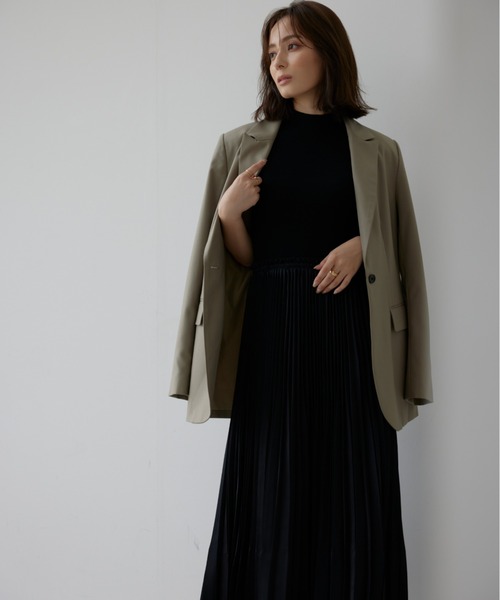 「anuans」 ドッキングワンピース MEDIUM ベージュ レディース_画像9