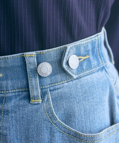 パンツ 「大きいサイズ」バック編み上げデニムパンツ marun レディース_21