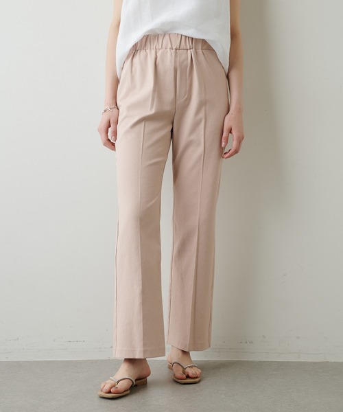 「Whim Gazette」 イージーパンツ 38 ベージュ レディース_画像9