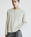 ヘンリーネック tシャツ PIGMENT DY...の詳細画像1