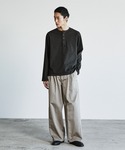 ヘンリーネック tシャツ PIGMENT DY...の詳細画像5