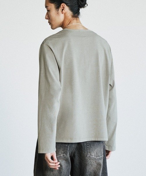 wym lidnm AZE H/S KNIT HENLEY Lサイズ　グレー WYM LIDNM セーター ニット AZE H/S KNIT HENLEY メンズ : ZOZOTOWN