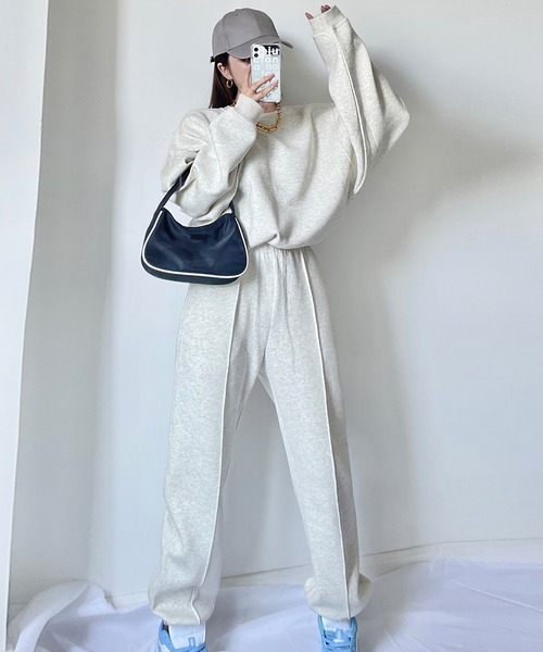 「DAY CLOSET」 セットアップ L ホワイト レディース_画像9