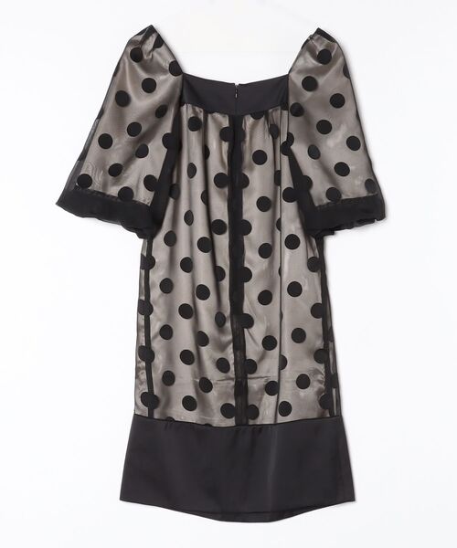 「ships little black」 7分袖ワンピース 36 ブラック レディース_画像2