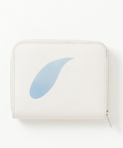 「J&M DAVIDSON 」 花柄財布 - ホワイト レディース_画像2