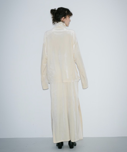 「HANNE」 スカート S クリーム レディース_画像6