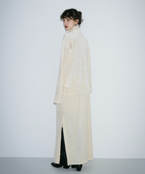 「HANNE」 スカート S クリーム レディース_画像7