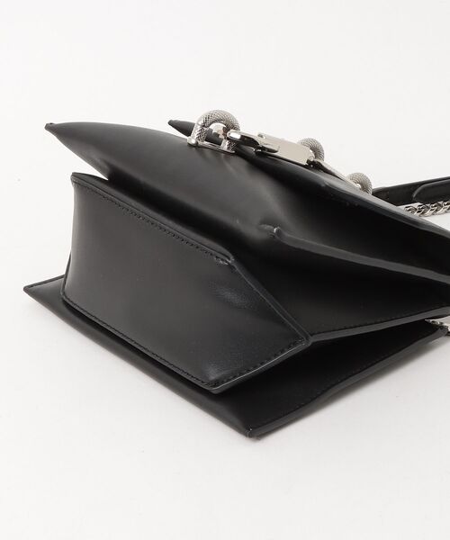 「CHARLES & KEITH」 ショルダーバッグ S ブラック レディース_画像3