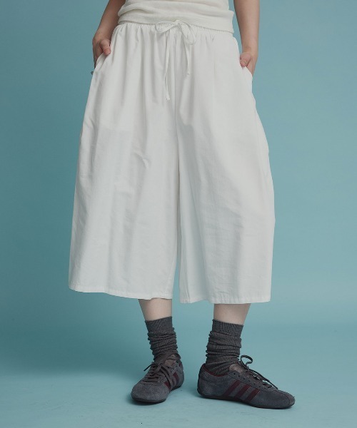 W：Huku ワイドパンツ ハーフパンツ パンツ 短パン 「W:Huku