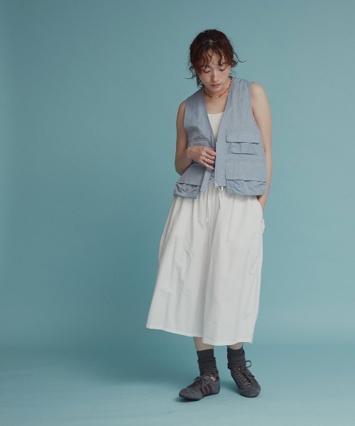 W：Huku ワイドパンツ ハーフパンツ パンツ 短パン 「W:Huku
