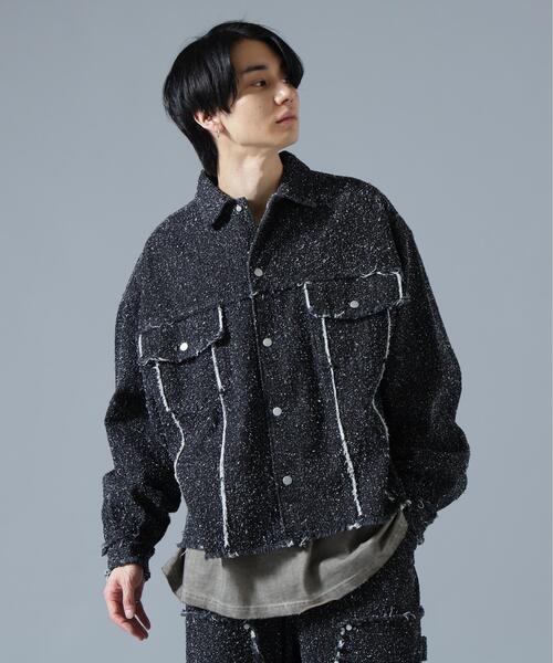 Danke Schon デニムライダースジャケット ダメージ加工 Danke Schon デニムライダースジャケット ダメージ加工 【公式通販】