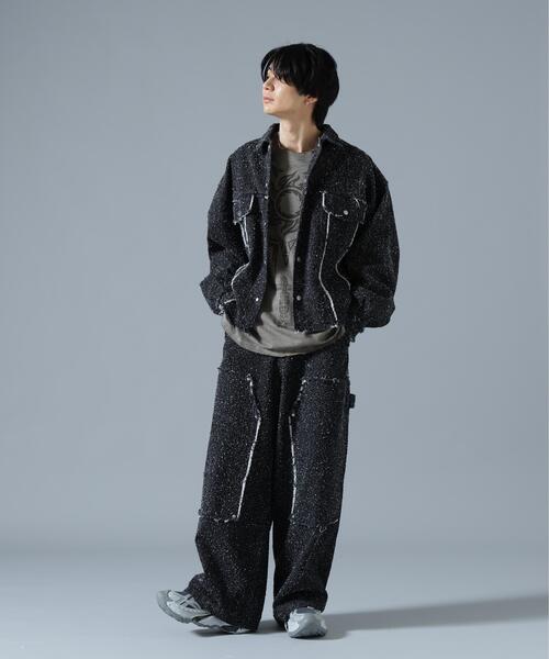 Danke Schon デニムライダースジャケット ダメージ加工 DankeSchon/ダンケシェーン/11oz RUBBER COATED 2nd JACKET | L.H.P