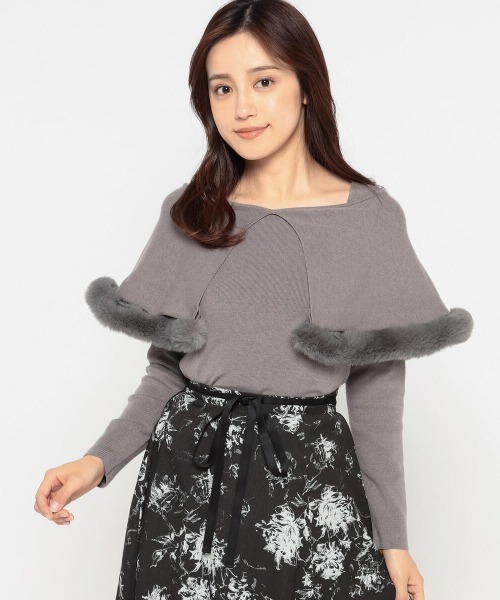 「MISCH MASCH」 長袖ニット MEDIUM ブラック レディース_画像8