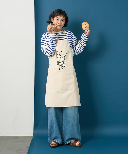 PLEATS PLEASE プリーツエプロン 日本製 美品 FREAK'S STORE（フリークスストア） エプロン 藤本美貴 × メッセージ