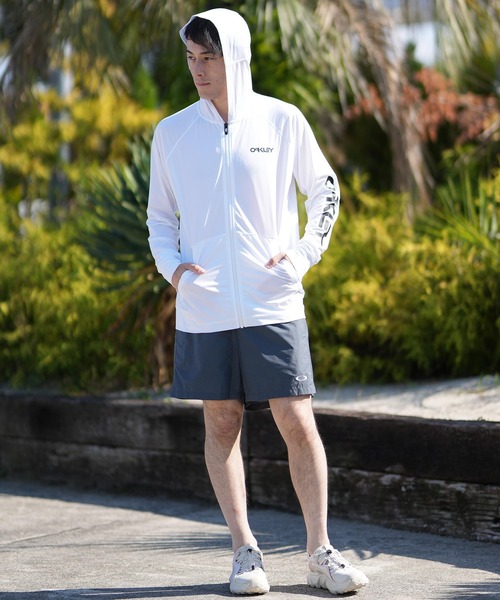 最終価格 新品 オークリー OAKLEY メッシュパーカー OAKLEY（オークリー） ラッシュガード 水着 ラッシュガード ジップ