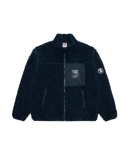 「AAPE BY A BATHING APE」 ブルゾン MEDIUM ネイビー メンズ