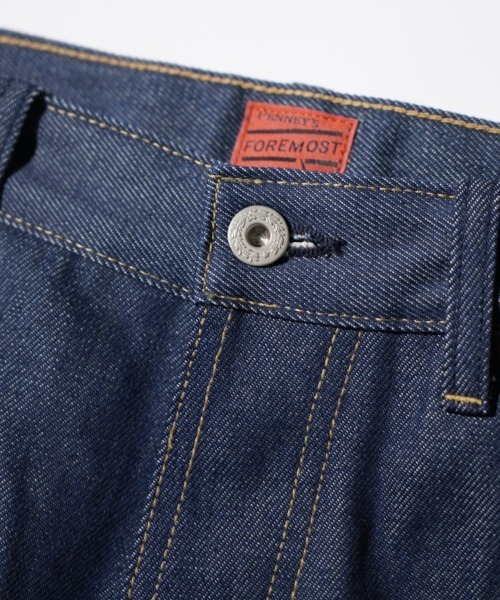 ジーンズ PENNEY'S FOREMOST / ペニーズフォアモスト WWII 5POCKET WIDE PANT セルビッチデニム ワイド ジーンズの画像