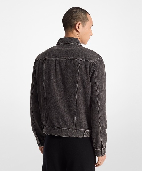 「MICHAEL KORS」 デニムジャケット M グレー メンズ_画像5