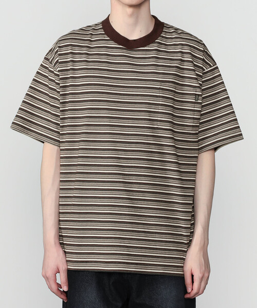 SEDAN ALL-PURPOSE tシャツ | ボーダー ポケットTシャツ MEN メンズ