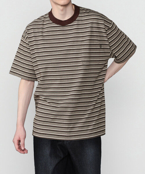 SEDAN ALL-PURPOSE tシャツ | ボーダー ポケットTシャツ MEN メンズ
