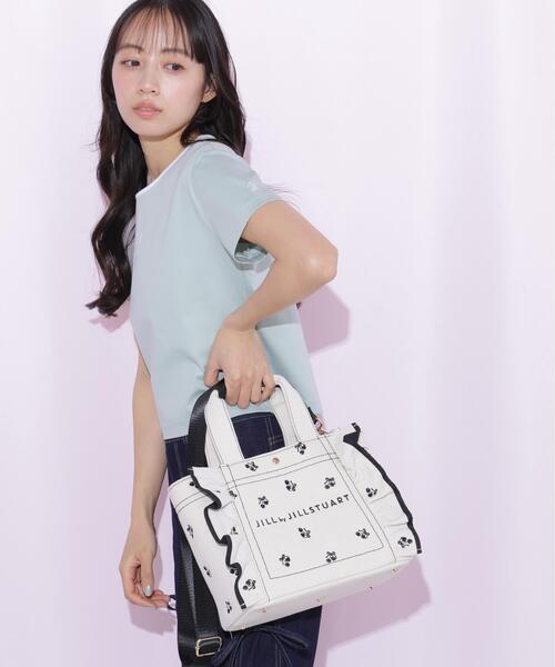 トートバッグ 「再入荷」「Cherryシリーズ」フリルトートバッグ レディースの画像