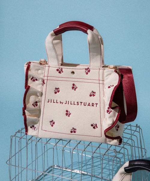 トートバッグ 「再入荷」「Cherryシリーズ」フリルトートバッグ レディースの画像