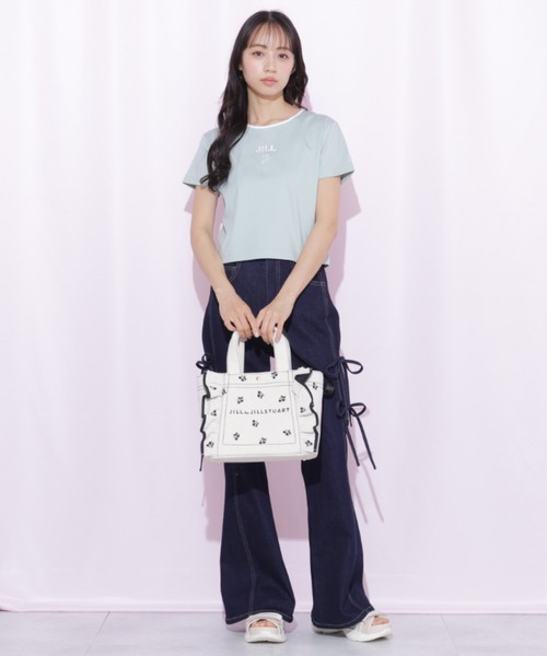 トートバッグ 「再入荷」「Cherryシリーズ」フリルトートバッグ レディースの画像