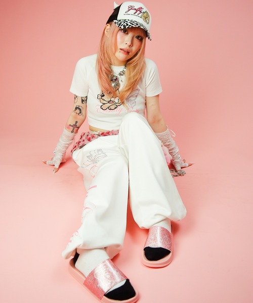 GALFY（ガルフィー） ワイドパンツ スウェットパンツ ジャージ 「GALFY