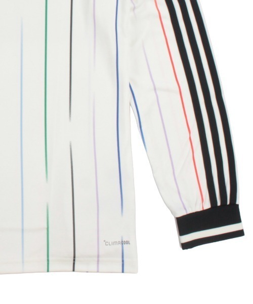 adidas 日本代表 ストライプシャツ ホワイト　Lサイズ adidas（アディダス） tシャツ サッカー日本代表 2026 アウェイ
