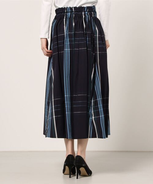「BEAMS BOY」 フレアスカート ONE SIZE ネイビー レディース_画像2