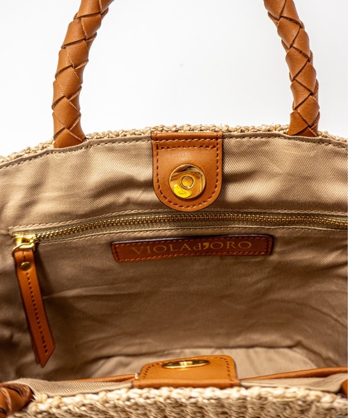 VIOLAd'ORO（ヴィオラドーロ） かごバッグ カゴバッグ 「VIOLAd'ORO