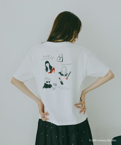GLOBAL WORK（グローバルワーク） tシャツ 「プラダを着た悪魔